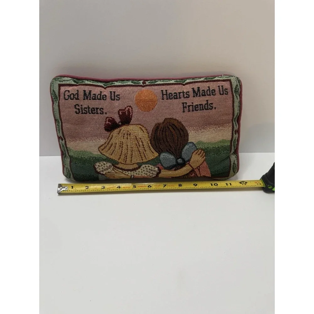 Vintage Tapestry Throw Pillow 